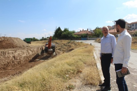 Başkan Coşar, Taşkın Önleme Tahliye Kanalı’ndaki Çalışmaları Yerinde İnceledi